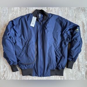 NWT! Stella McCartney Navy Blue Bomber Jacket